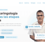 Web Dr. Javier Cruz otorrinolaringólogo Concepción Tucumán — Danila Digital